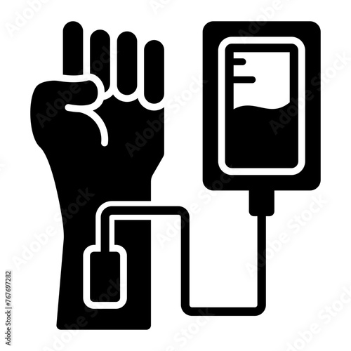   Blood Transfusion glyph icon