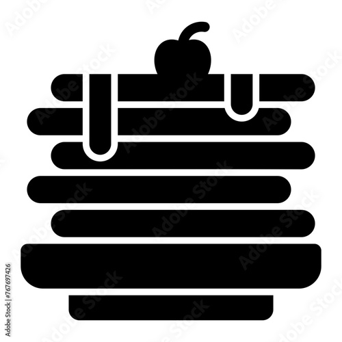  Pancakes glyph icon
