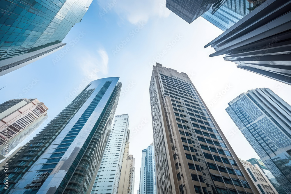 Urban Giants: Gazing Skyward in the Business District Urban Giants: Gazing Skyward in the Business District