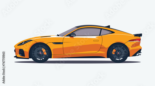 Sport car isolated on background. flat vector isolated © Ideas