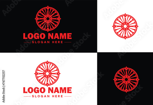 film reel logo icon vector for business brand app icon movie cinema theater video channel cinematography logo template