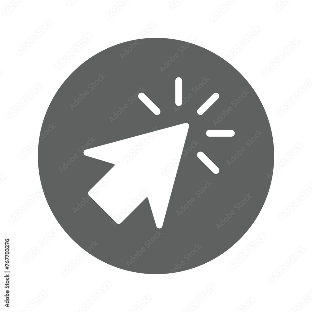 Click, mouse, pointer icon. Click, mouse, pointer icon.