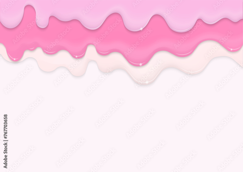 Strawberry and milky liquid on white background Strawberry and milky liquid on white background