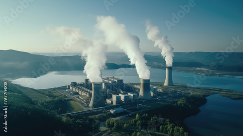 Sustainable Energy Future: Modern Power Plant