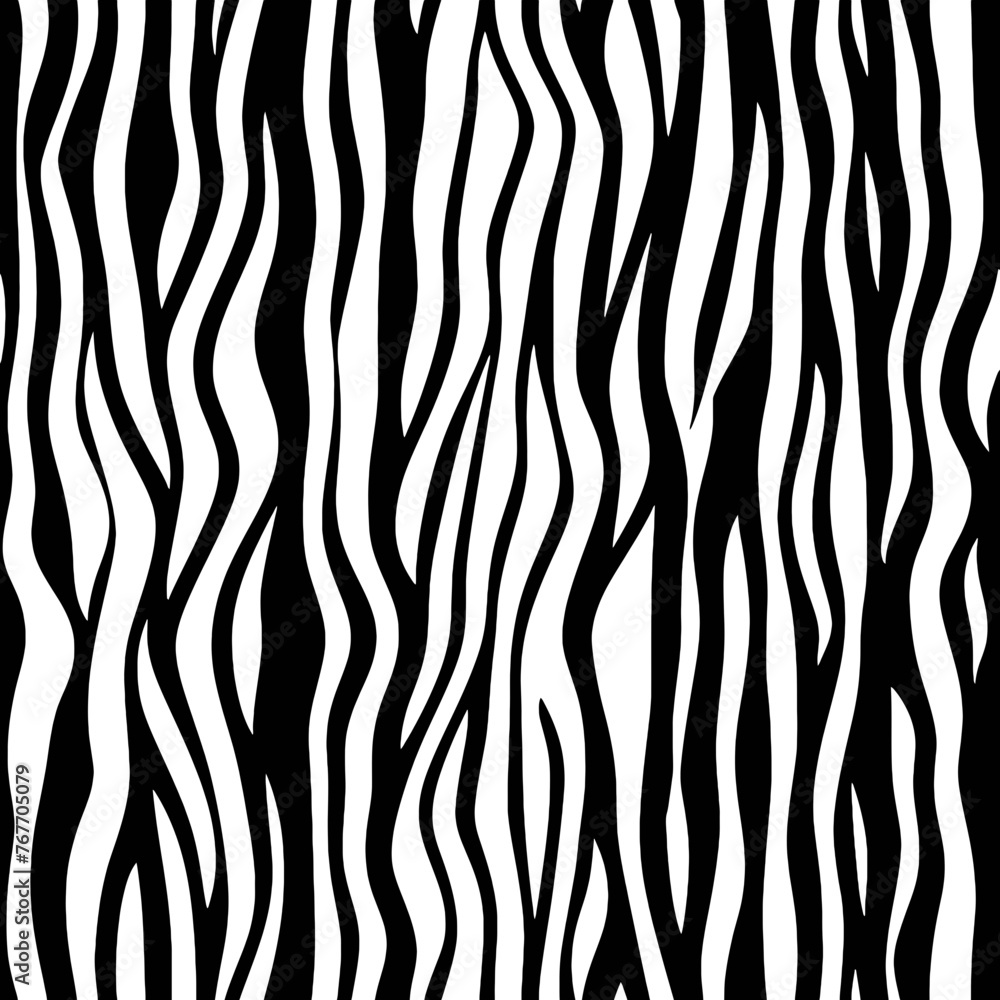 Trendy zebra skin pattern background vector Trendy zebra skin pattern background vector