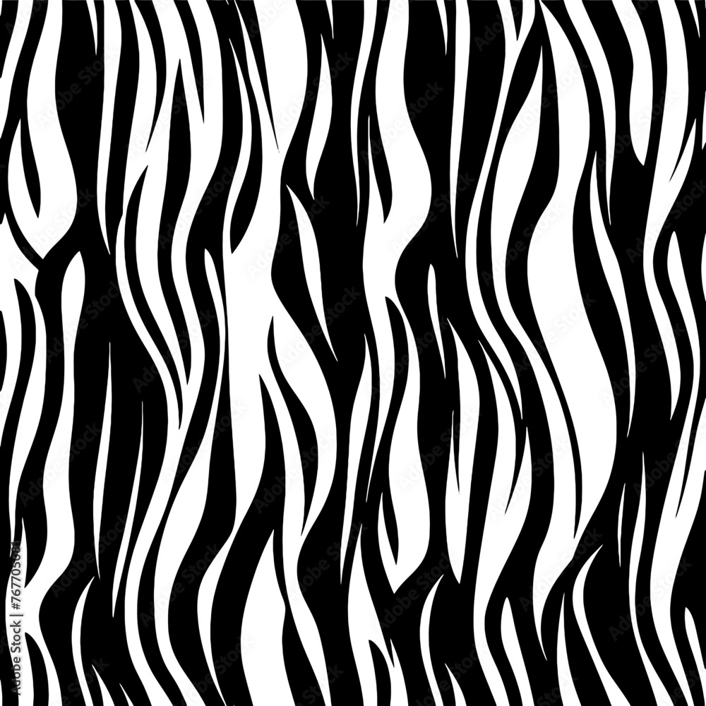 Trendy zebra skin pattern background vector Trendy zebra skin pattern background vector