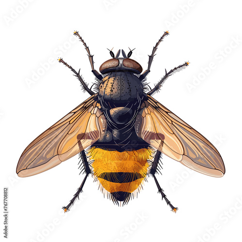 Blow Flies Cartoon Icon, Isolated on transparent background, PNG, Cartoon © Moon Art Pic