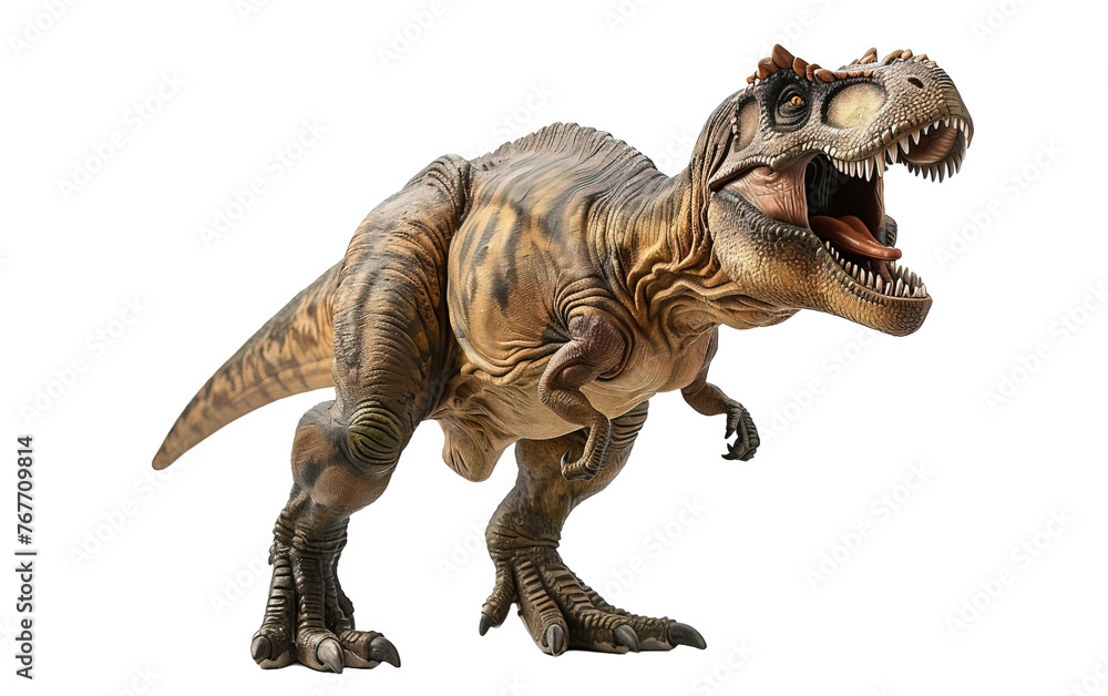 Dinosaur isolated on white or transparent background