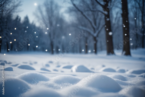 Winter landscape with snow © Giuseppe Cammino