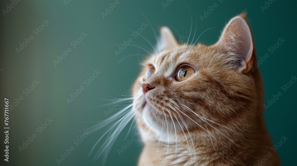 A cat with green eyes is looking at the camera A cat with green eyes is looking at the camera