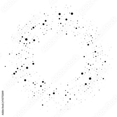 Circle halftone dotted background