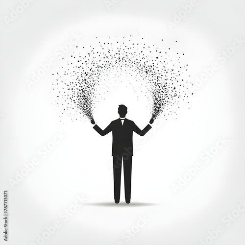 Surprise Effect plays people with simple icons white background