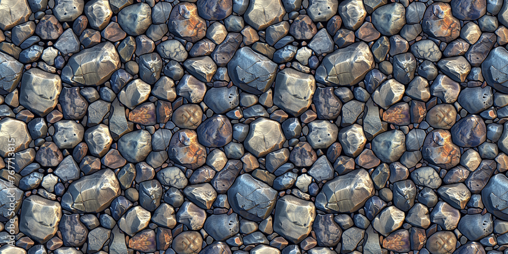 Seamless rough rock pattern, tileable pebble stone texture illustration, great for video game design Seamless rough rock pattern, tileable pebble stone texture illustration, great for video game design