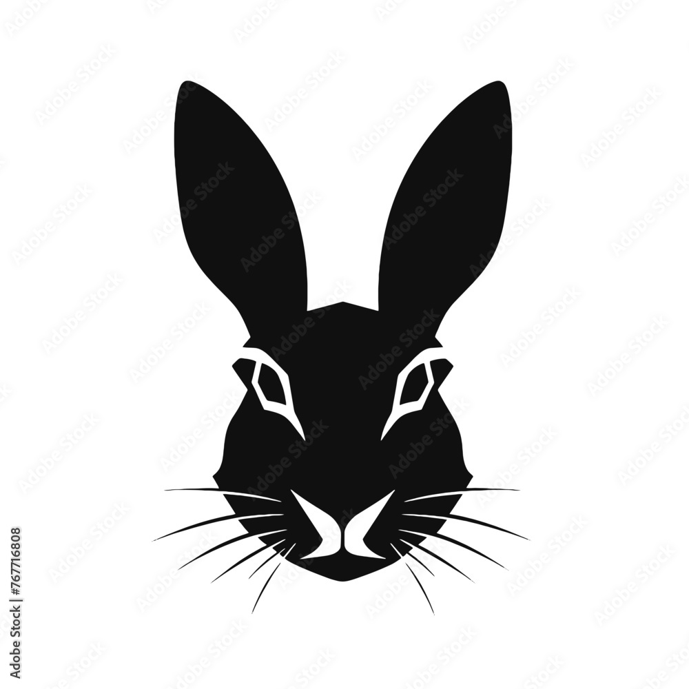 Fototapeta premium rabbit silhouette