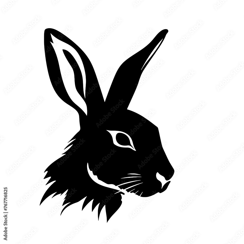 rabbit silhouette rabbit silhouette