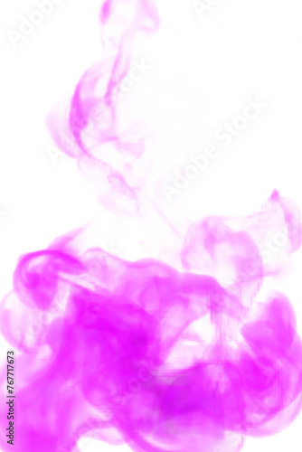 Liquid smoke ink drop effect magenta