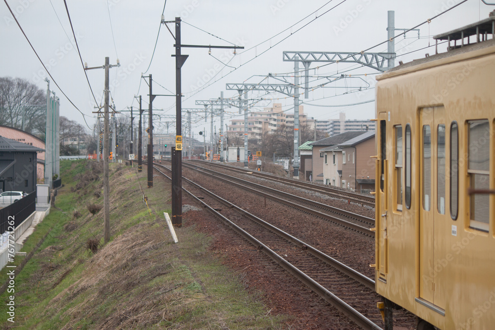 近江鉄道の電車