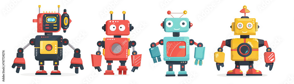 Fototapeta premium Robotics Realm: Building Robots and Exploring Automation.