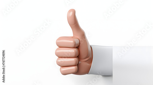 Thumbs Up Icon 3d