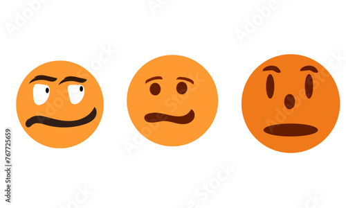 orange and yellow emogi