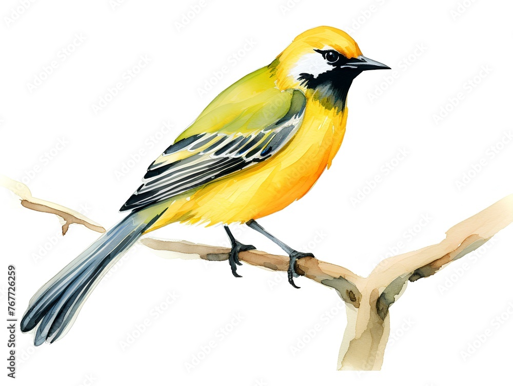 A bird clipart, watercolor illustration clipart, 1500s, isolated on white background A bird clipart, watercolor illustration clipart, 1500s, isolated on white background