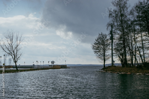 Fototapeta Naklejka Na Ścianę i Meble -  Clouds over the Mamry lake