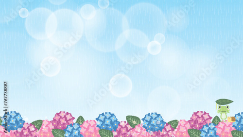 梅雨の背景