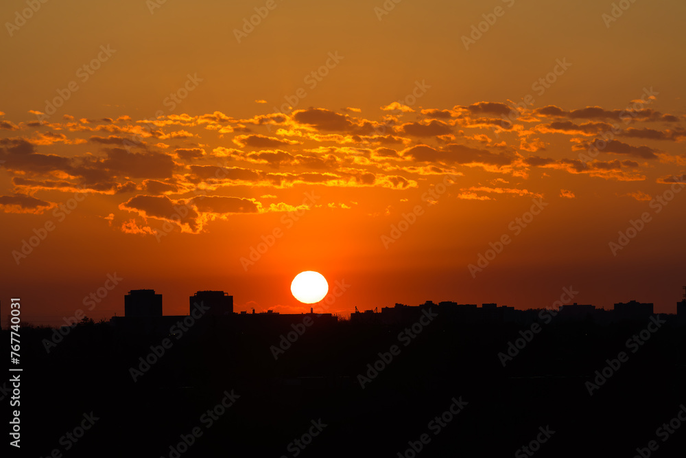 Sunrise in Scarborough, Ontario, Canada Sunrise in Scarborough, Ontario, Canada