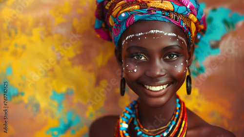 Portrait of african girl