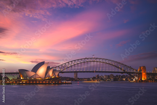 January 5, 2019: sydney opera house, a multi venue performing arts centre at Sydney Harbour located in Sydney, New South Wales, Australia. It became a UNESCO World Heritage Site on 28 June 2007.