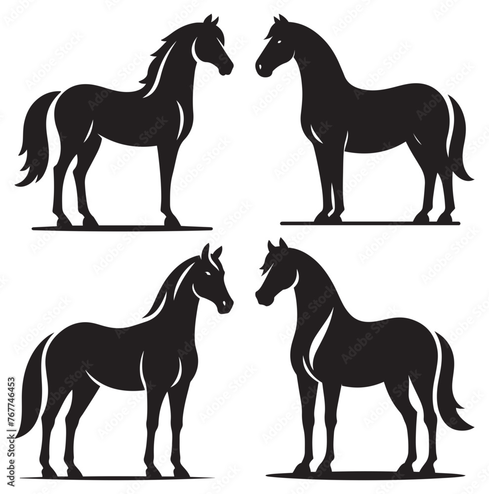 Horse Vector, Horse Silhouettes Horse Vector, Horse Silhouettes