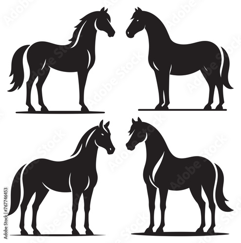 Horse Vector, Horse Silhouettes