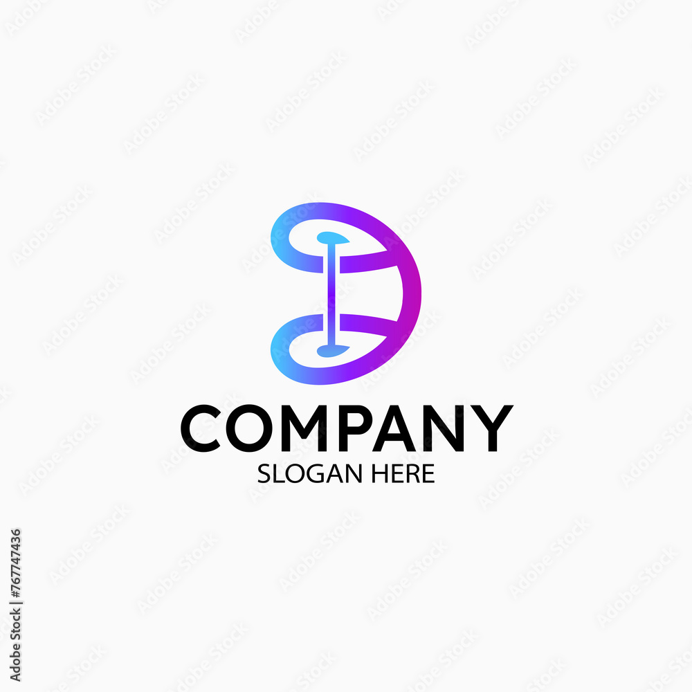 Letter D for technology ,tech ,Digital Modern Logo design Letter D for technology ,tech ,Digital Modern Logo design