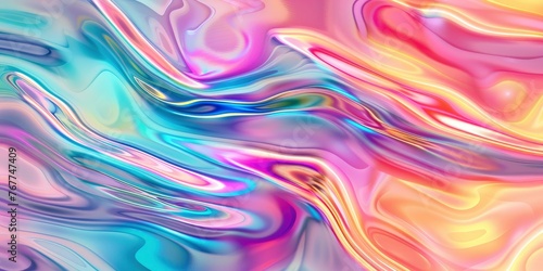 Multi-Color Water Abstract Wallpaper Smooth Gradient © ANNY