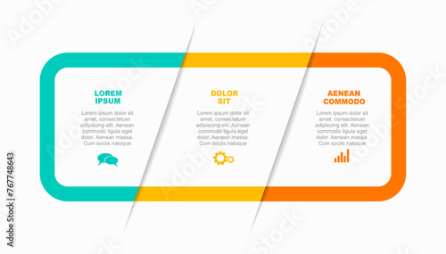 Infographic design template with place for your data. Vector illustration.