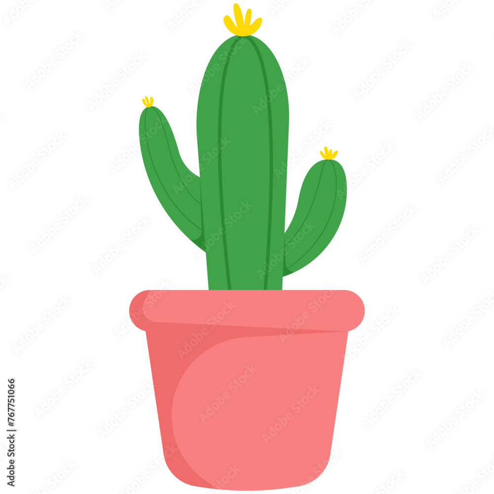 Spring Cactus Plant Element Illustration Spring Cactus Plant Element Illustration