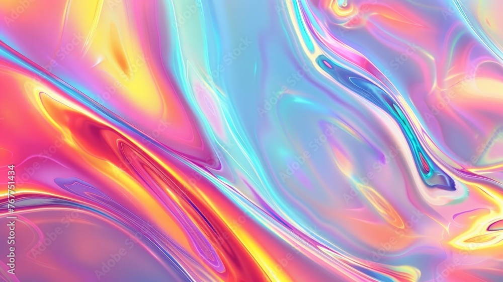 Fototapeta premium Multi-Color Water Abstract Wallpaper Smooth Gradient