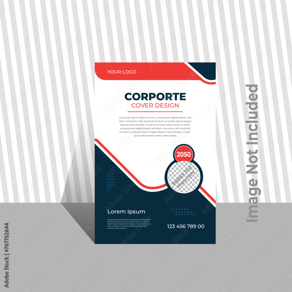 Obraz premium modern book cover design template