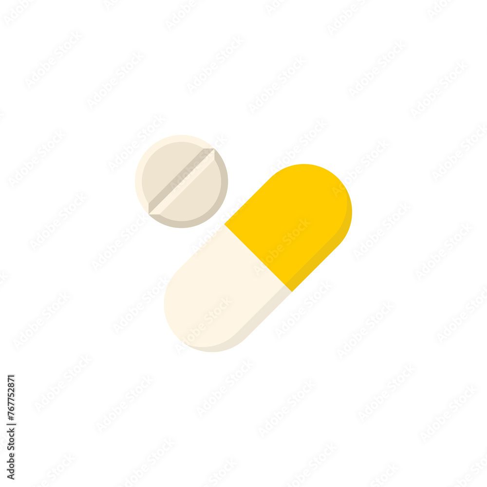 Medical Pills icon isolated on transparent background Medical Pills icon isolated on transparent background