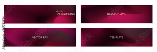 Set of grainy vector gradient backgrounds with soft transitions. For covers, wallpapers,, geometric shapes, stars and liquid color. Modern wallpaper design for social media, idol poster, banner, flyer