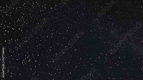 Panoramic view of the night starry sky
