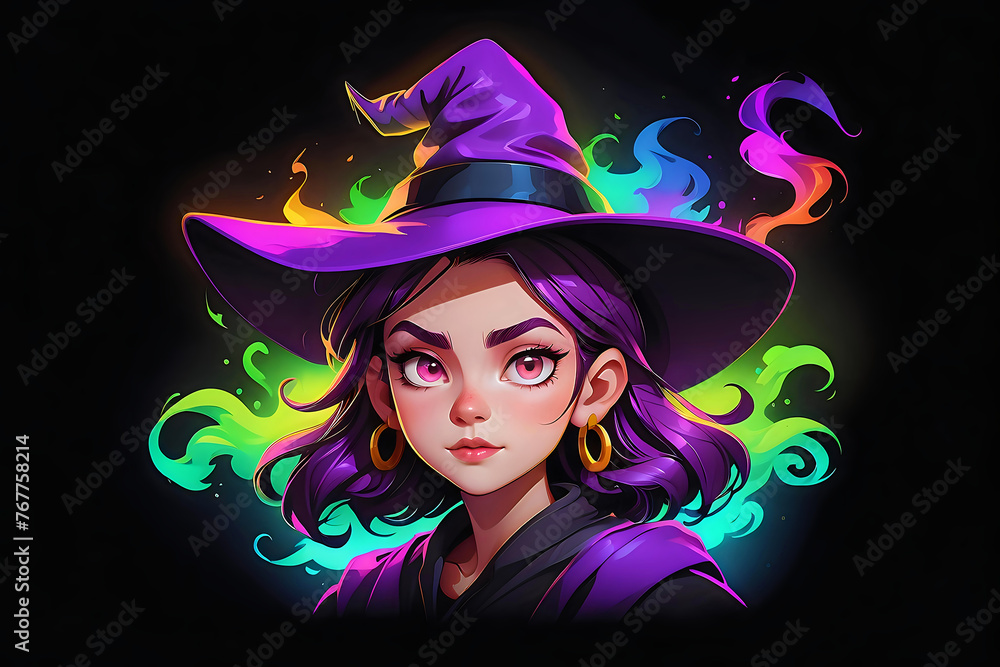 Mystical Witch Portrait with Neon Accents.
A mesmerizing witch portrait, perfect for fantasy profiles and magical-themed designs. Mystical Witch Portrait with Neon Accents.
A mesmerizing witch portrait, perfect for fantasy profiles and magical-themed designs.