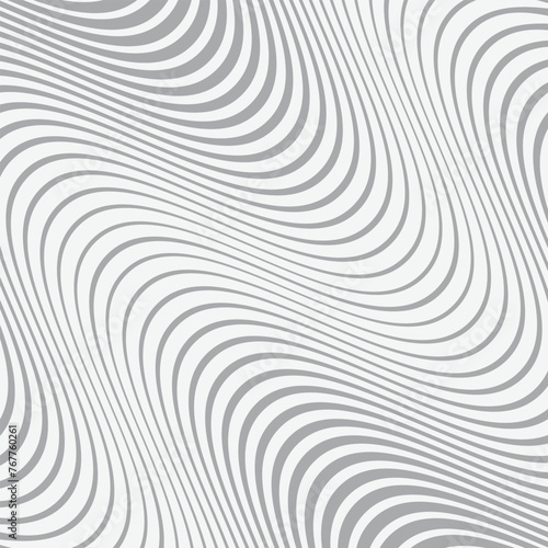 abstract geometric wave line pattern art vector illustration.