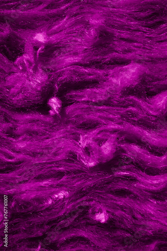 violet mineral wool with a visible texture