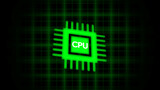   technology computer CPU icon.