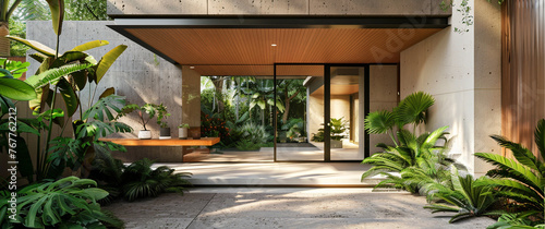 A modern minimalist house