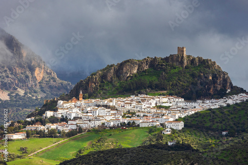 Zahara de la Sierra, Burg, Andalusien, Spanien, < english> Zahara de la Sierra, Andalusia, Spain, castle photo