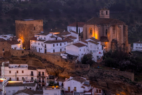 Setenil de las Bodegas, Andalusien, Spanien, Burg, Castillo de Setenil de las Bodegas < english> Setenil de las Bodegas, Andalusia, Spain, Castle photo