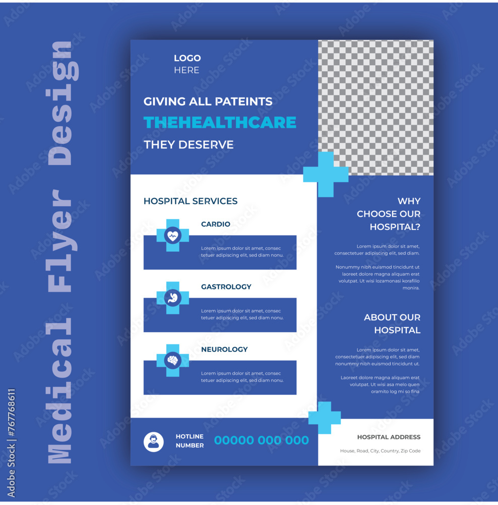 Dental and Medical Related Flyer Design Template Dental and Medical Related Flyer Design Template