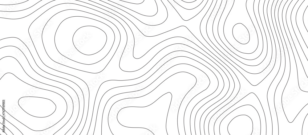 Topographic map background geographic line map pattern .panorama view black color wave curve lines .geographic mountain relief abstract grid .the concept map of a conditional geography map .